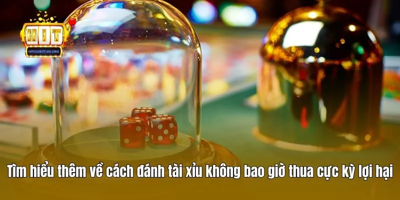 Tìm hiểu thêm về cách đánh tài xỉu không bao giờ thua cực kỳ lợi hại